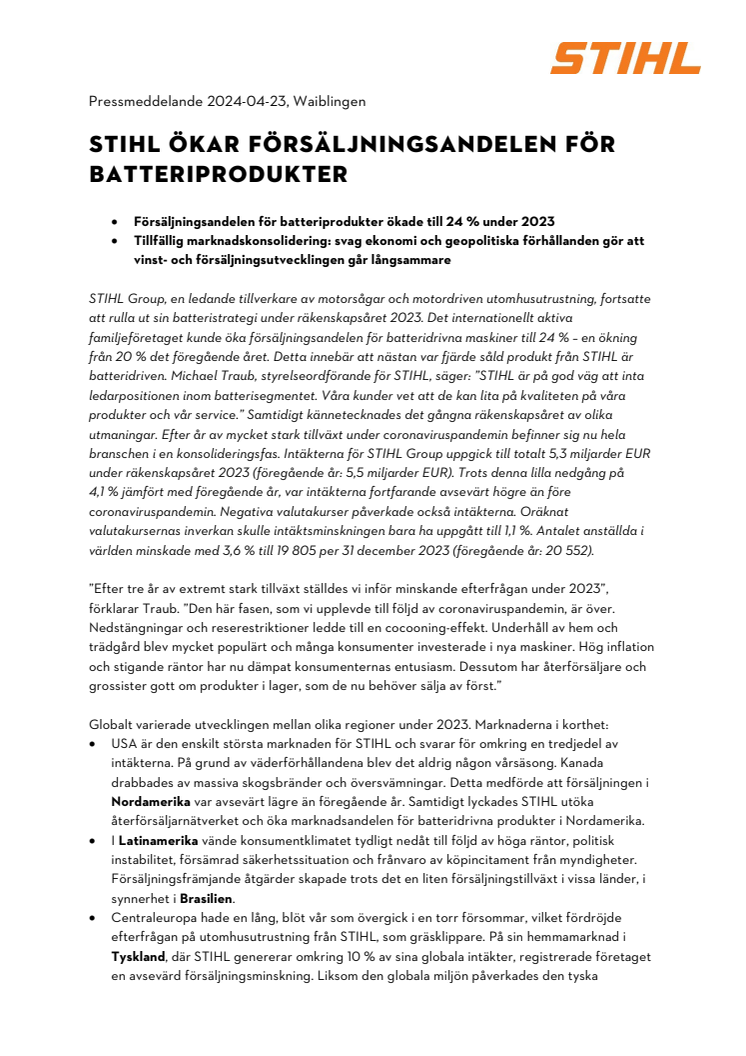 STIHL_Årsrapport 2023_STIHL ökar försäljningsandelen för batteriprodukter.pdf