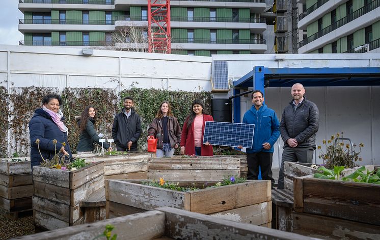 Energy Garden graudates at work at Energy Garden