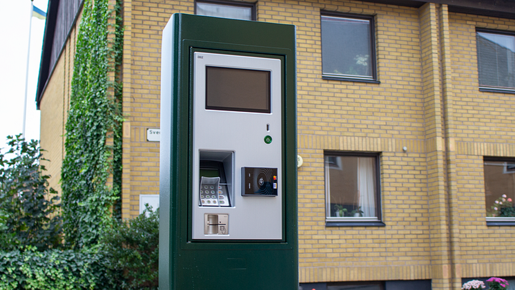 Parkeringsautomat i Limhamn