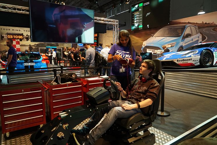 Ford na veletrhu počítačových her Gamescom v Kolíně nad Rýnem