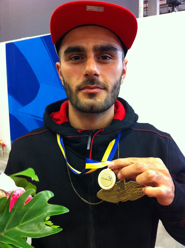 SM-guld i plåtslageri till Nibras Shaba, Stockholm