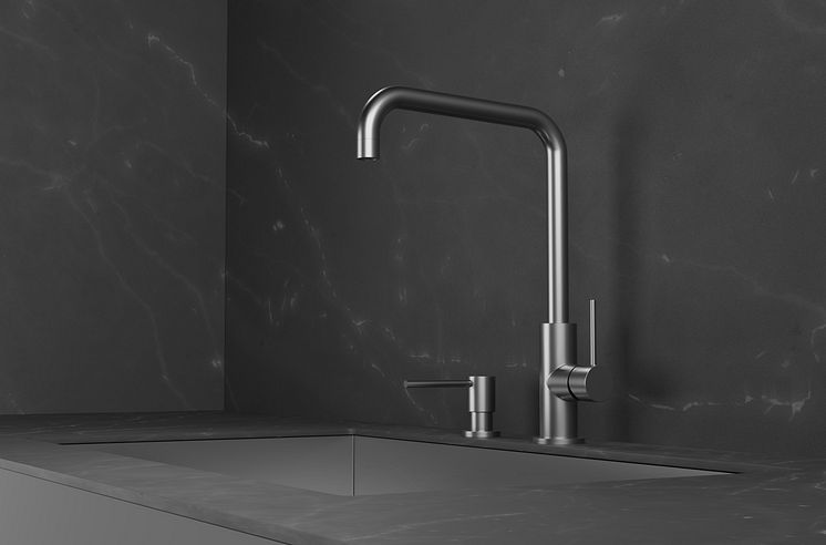 Primy Köksblandare Steel Mood 30130 & Primy Tvålpump Steel Clean Dispenser 35000 -2