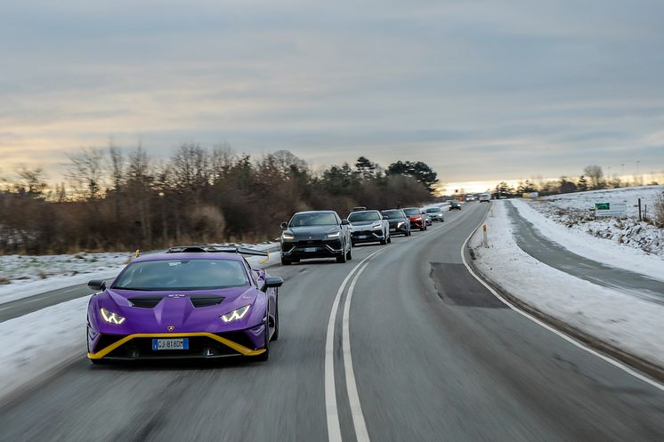 Lamborghini Winter Drive 2022