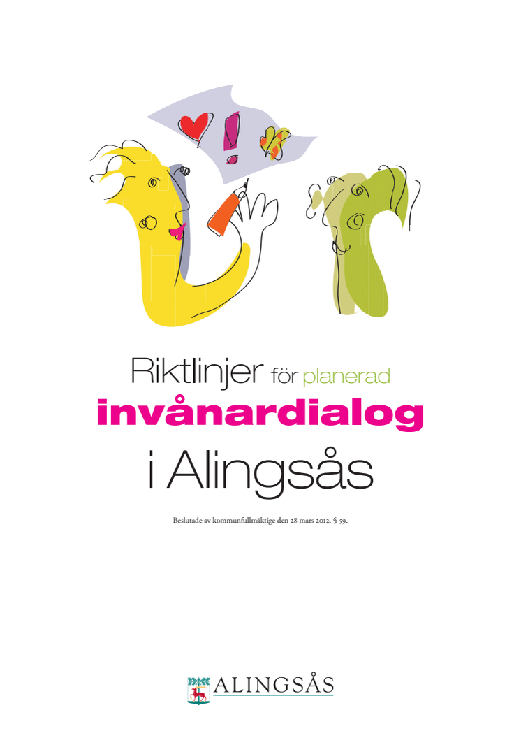 Riktlinjer för planerad invånardialog i Alingsås