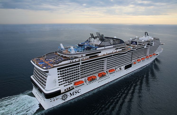 High res image - Marlink - MSC Meraviglia