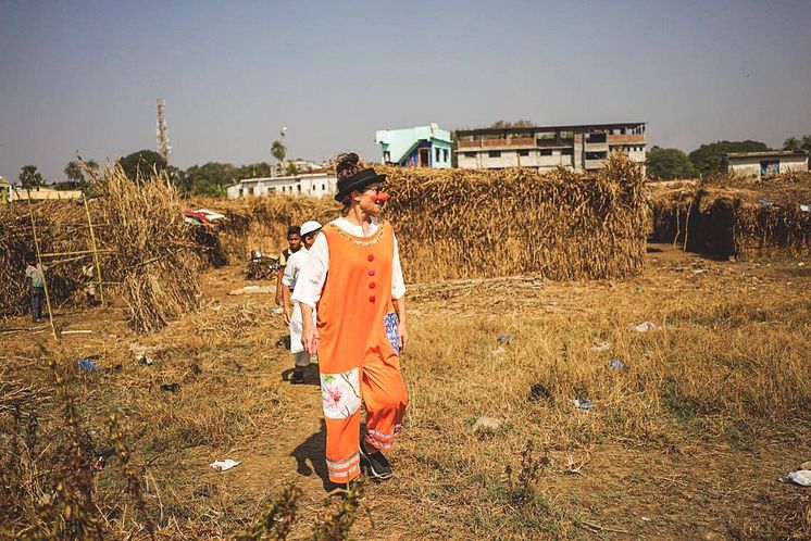 Suzanne Reuter, Indien 2016. 