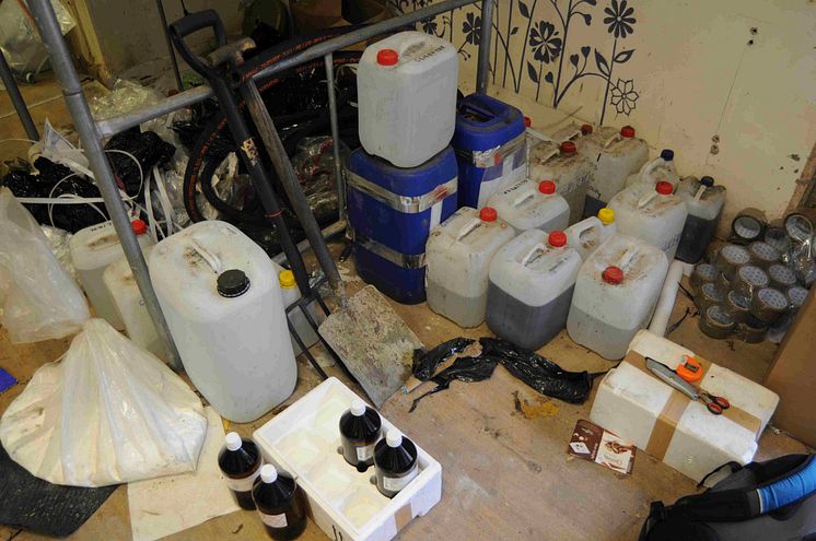 Op Eel chemical agents seized by HMRC