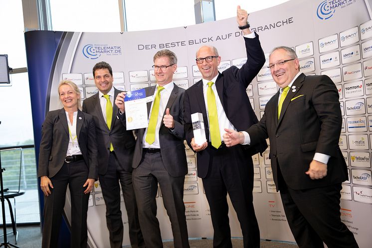 Enthusiastic winners of the Telematik Award