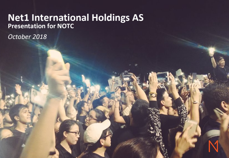 Net1 International AS listat på NOTC