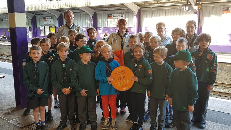 1st Bournville Scouts Cross City Heroes plaque