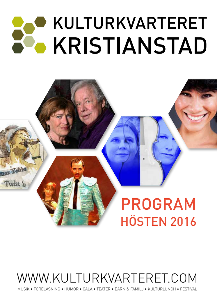 Kulturkvarteret Kristianstad höstprogram 2016