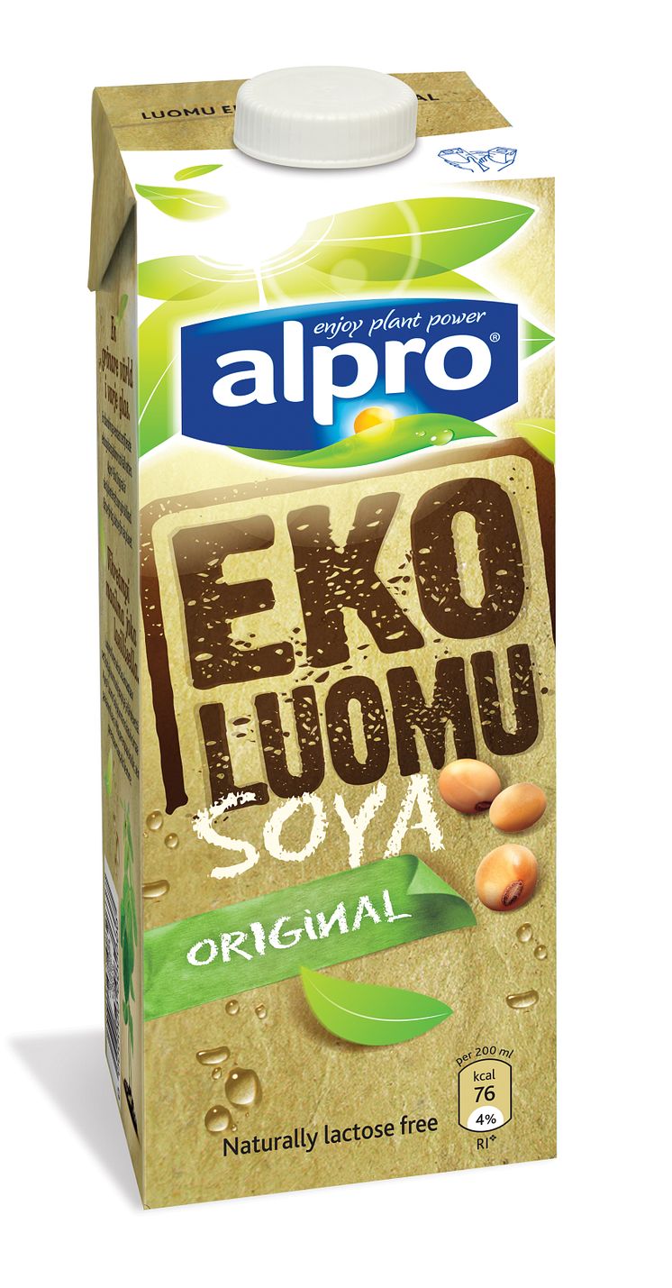 Alpro soyadrikk naturell økologisk 1 l