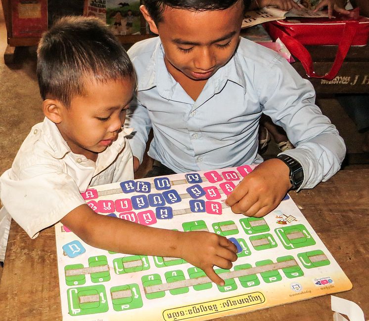 Svay Thum Primary School i Svay Chrumdistriktet i Kambodja 