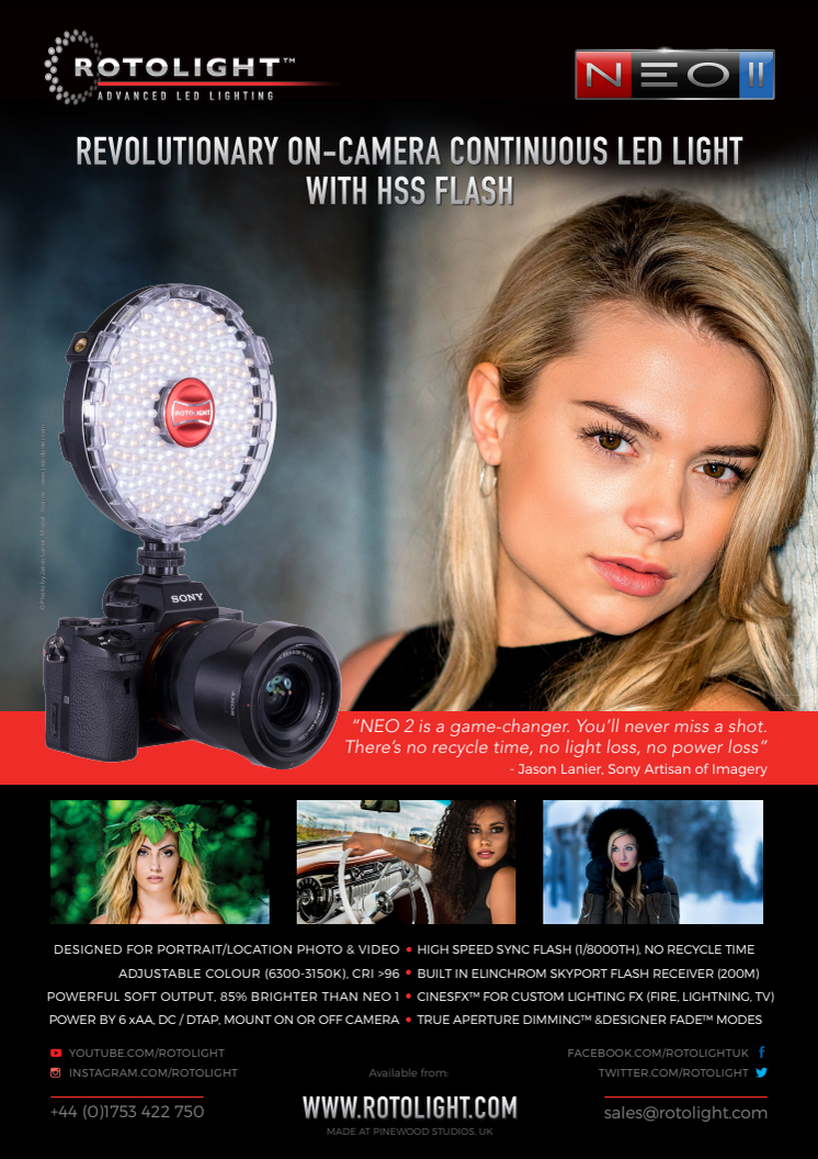 Rotolight Neo 2, Leaflet