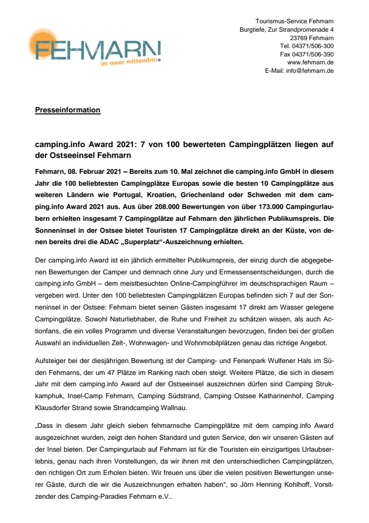 Tourismus-Service Fehmarn_camping.info Award 2021.pdf