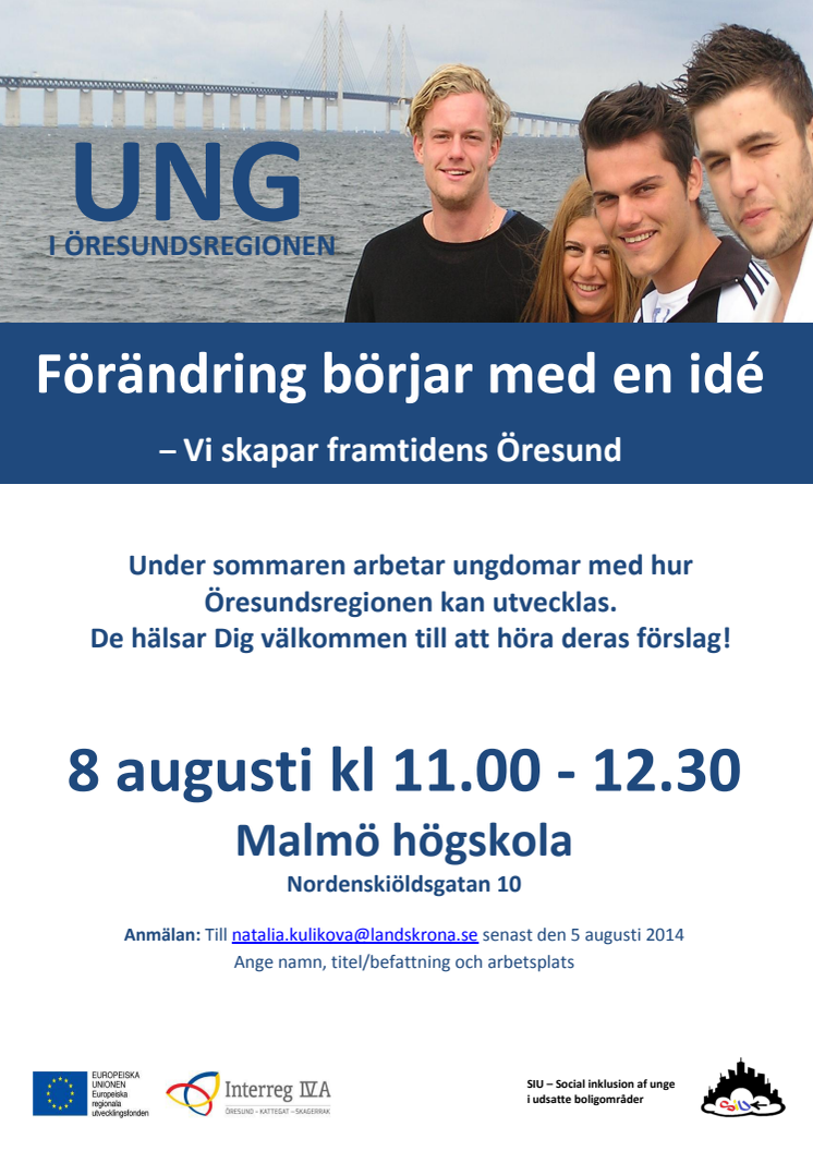 Inbjudan till presentation den 8 augusti