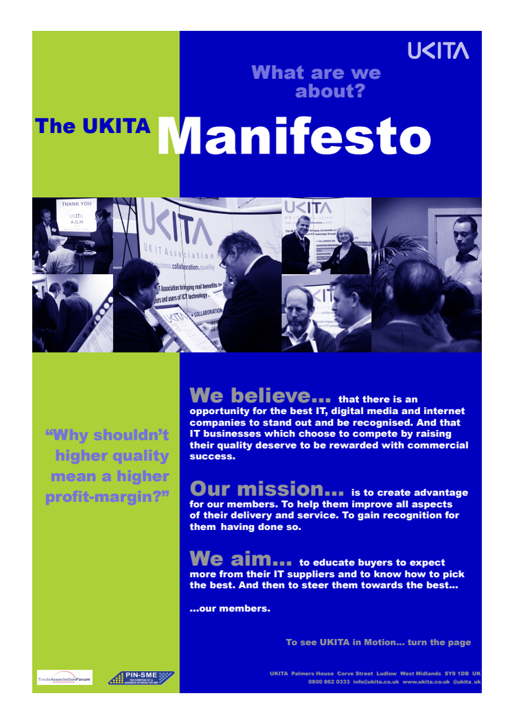 UKITA Manifesto
