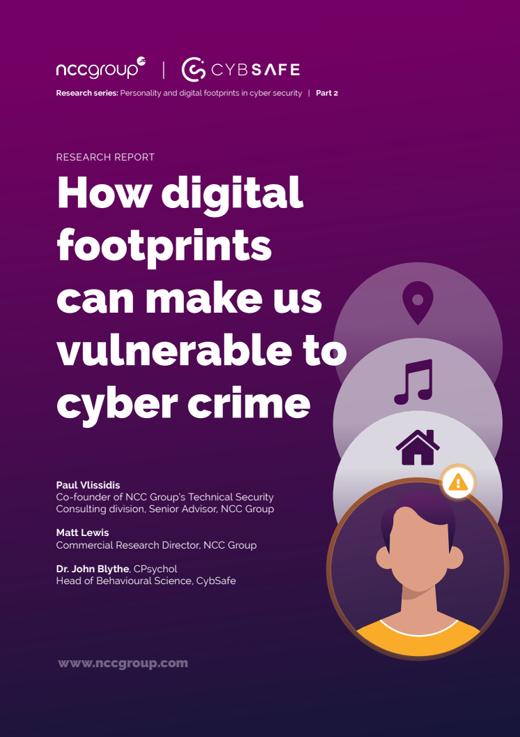 NCC Group: How digital footprints can make us vulnerable to cyber crime