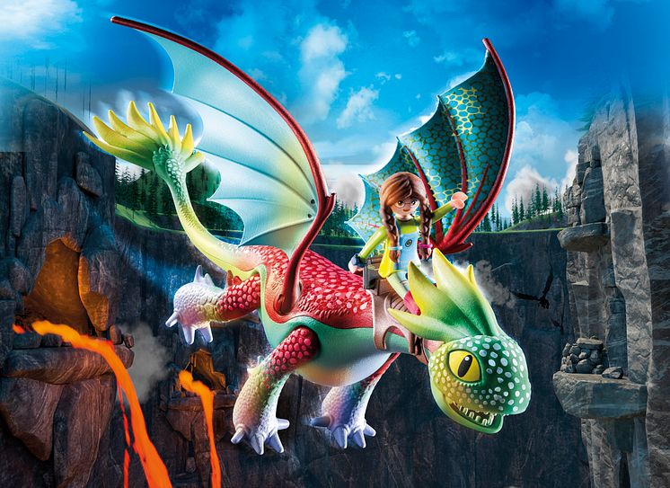 Dragons The Nine Realms - Feathers & Alex (71083) von PLAYMOBIL