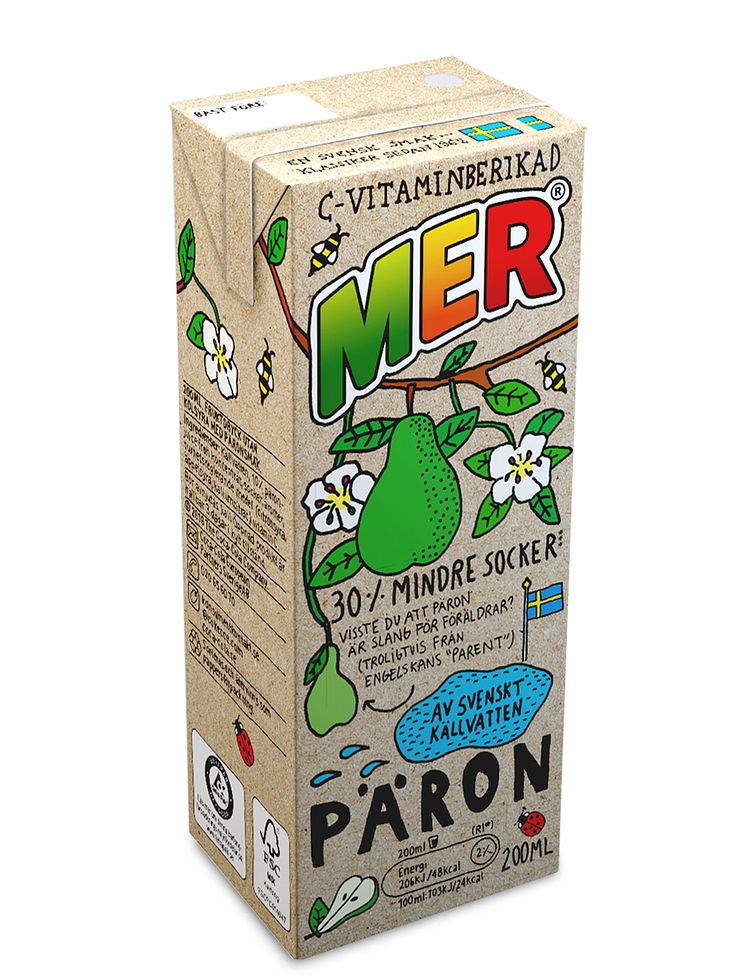 MER sugrör Päron