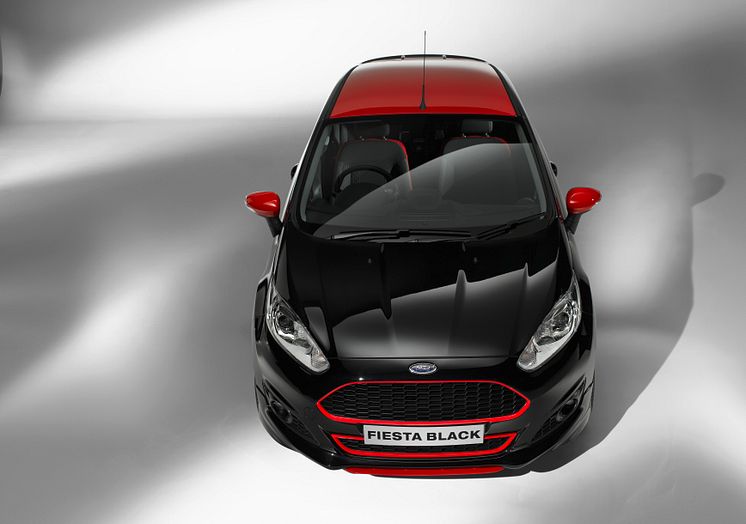 Ford Fiesta Black Edition med prisbelønt EcoBoostmotor med 140 HK