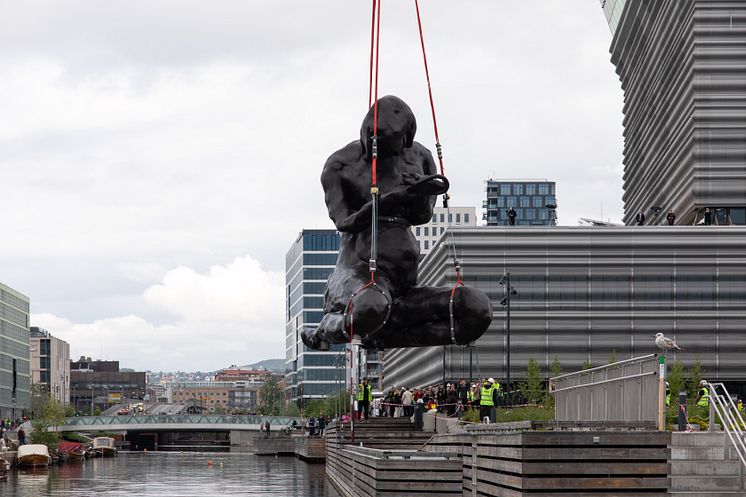 The Mother by Tracey Emin coming home in Oslo