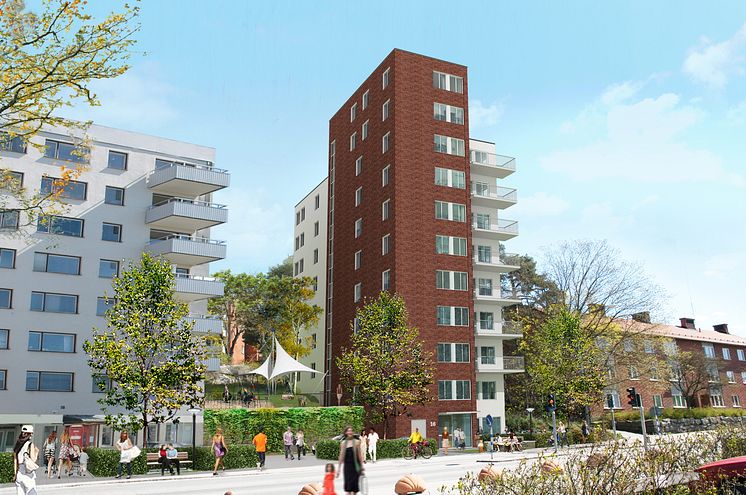 Arkitektbild över Diligentias Fjällnäset 16, Sundbyberg