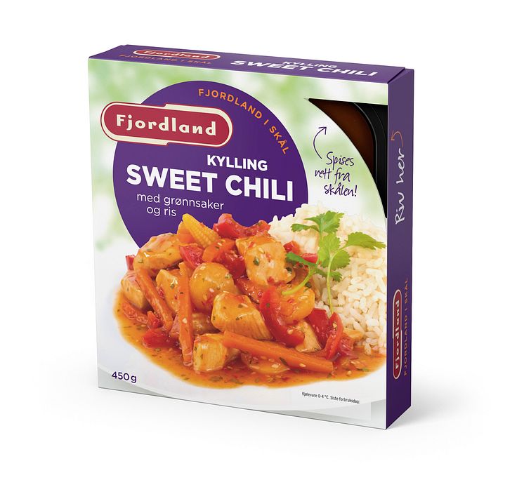 Fjordland i Skål - kylling sweet chili