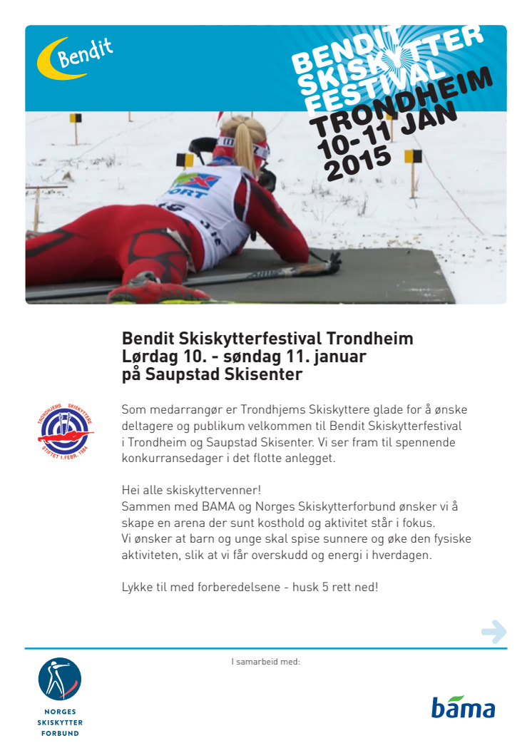 Bendit Skiskytterfestival Trondheim