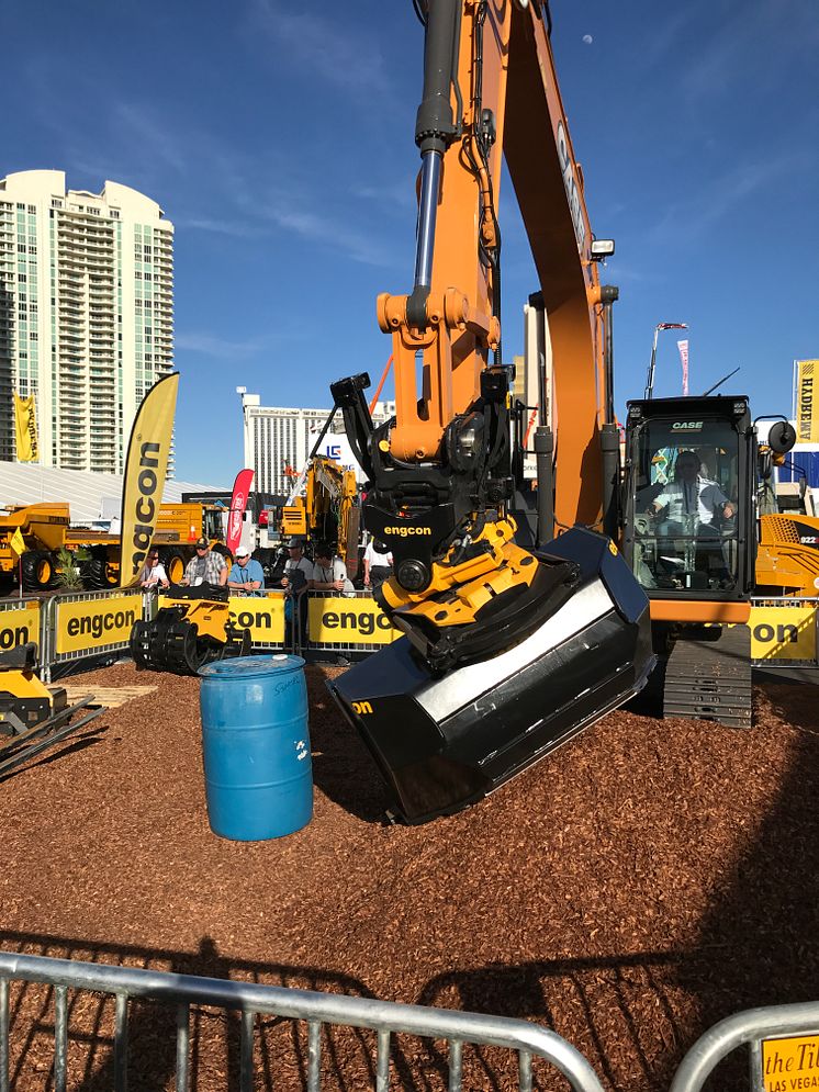 Succes for Engcon på Conexpo i Las Vegas