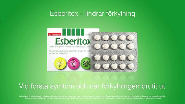 Esberitox - lindrar förkylning