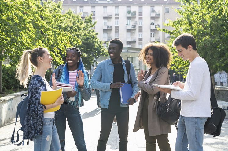 Students outdoor