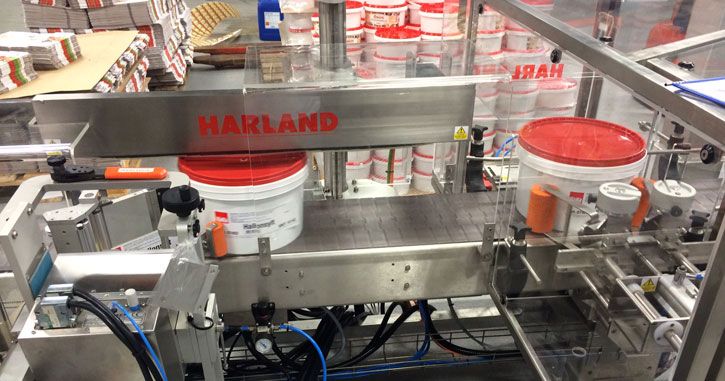 Produktionslinje i Tollarpsfabriken