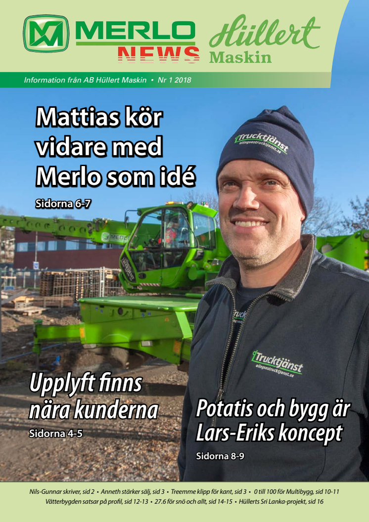 Merlo News nr 1, 2018