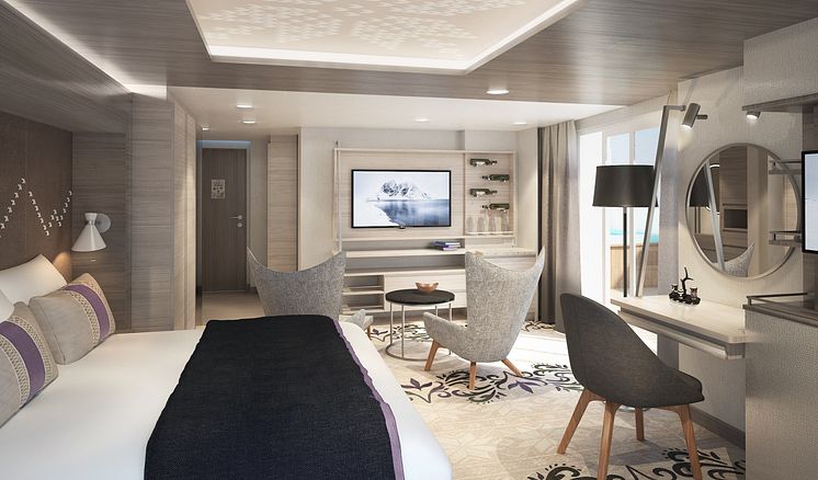 Hurtigruten Roald Amundsen corner suite 