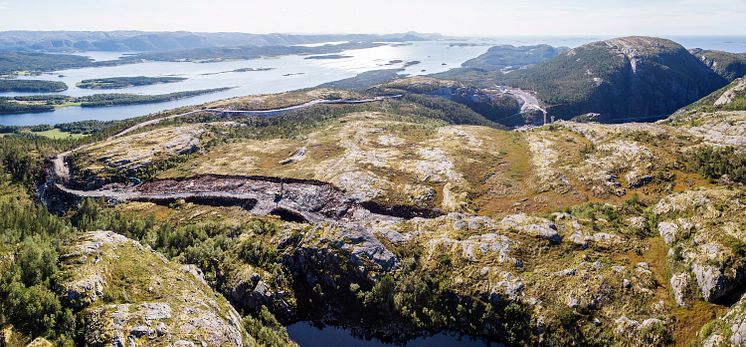 Adkomstvei Kvenndalsfjellet vindpark