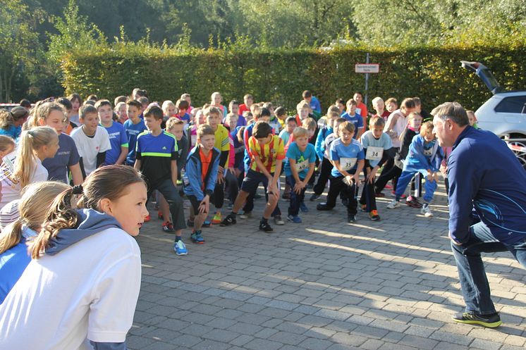 Sponsorenlauf in Oschatz: Thomas-Mann-Gymnasium läuft für Bärenherz