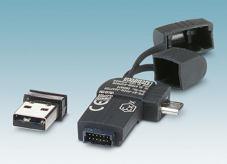Bluetooth adapter for exchanging data with mobile devices