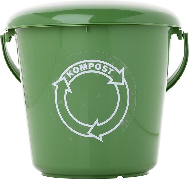 Komposthink med lock 5 liter