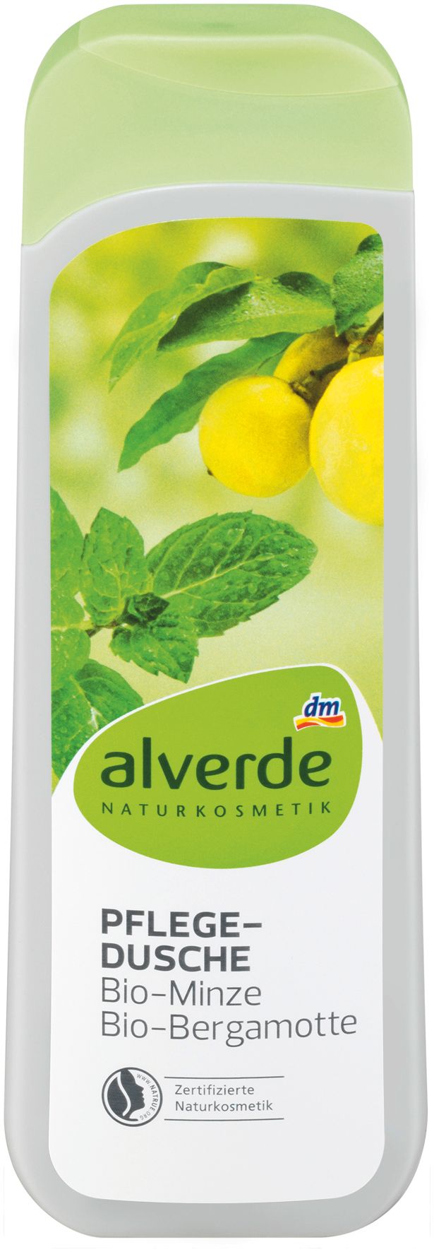 alverde Pflegedusche Minze Bergamotte