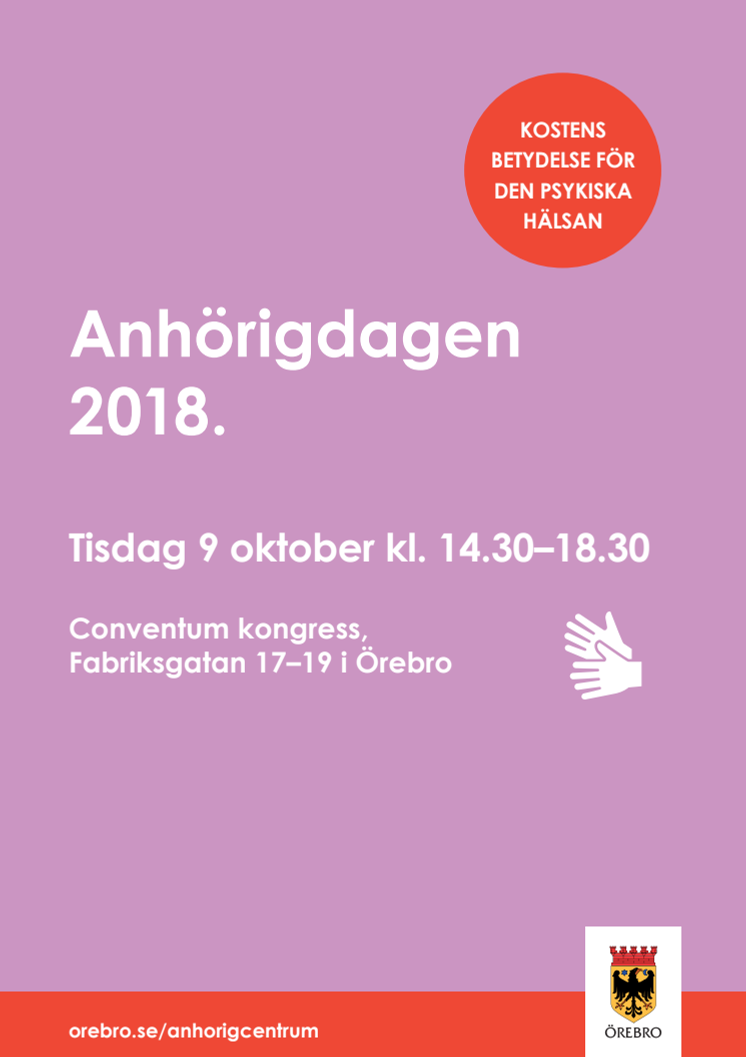 Program: Anhörigdagen 2018