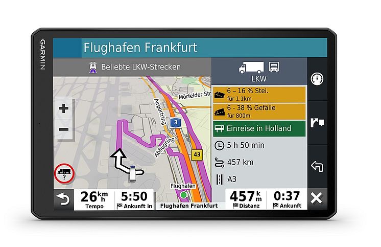 dezl LGV1000 RoutenübersichtZumStart 