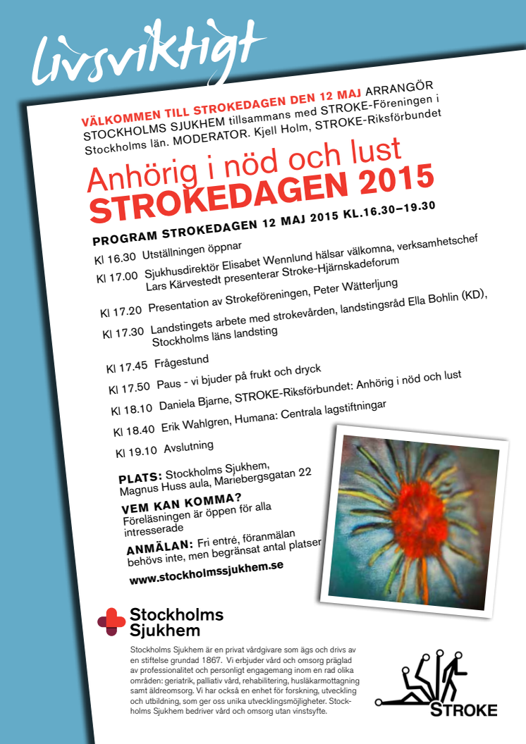 Strokedagen 2015 - Anhörig i nöd och lust