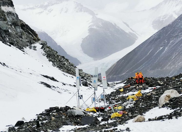 Huawei och China Mobile bygger 5G-nät på Mount Everest_2