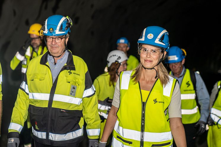 Østensjøbanen, Per Magne Mathisen og Sirin Stav. Foto: Sporveien /Stian Olsson