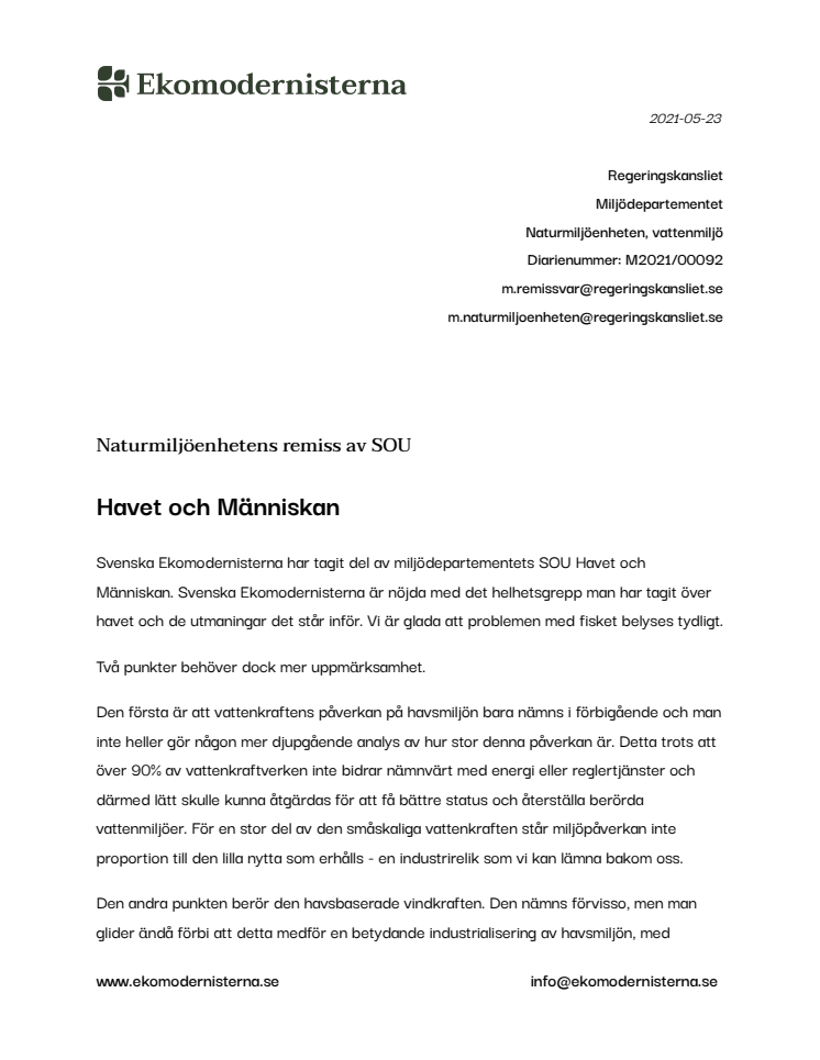 Havet och Människan 2021