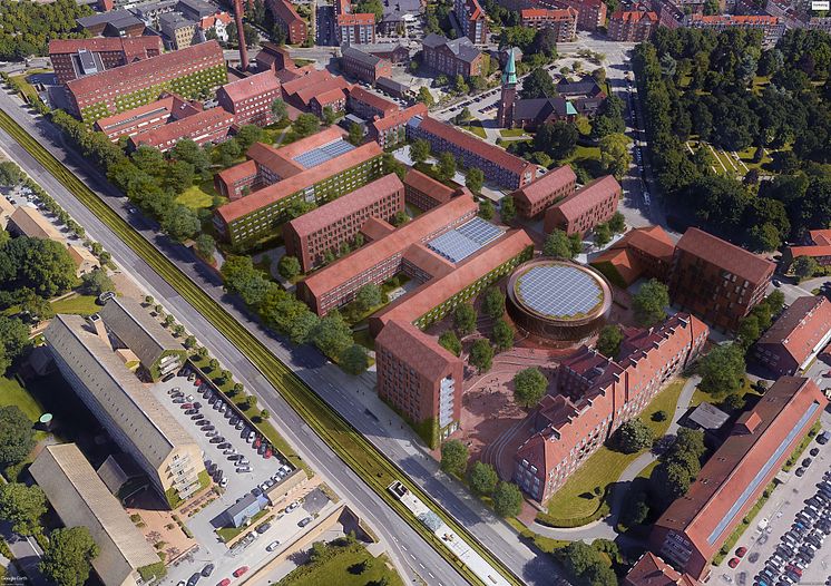 4.0 Universitetsbyen_Birdview_AART