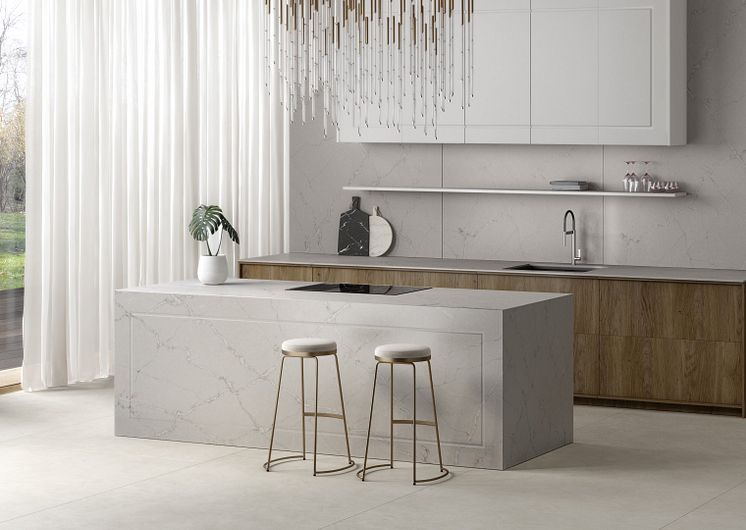 Silestone Kitchen EU - LeChic - Victorian Silver - Plano General Crop