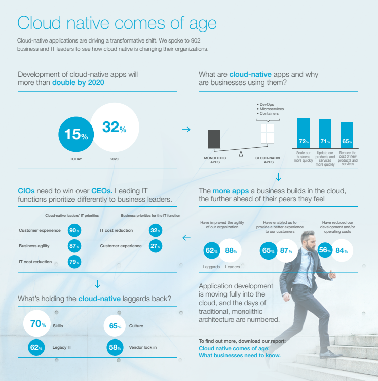 Cloud native infographic