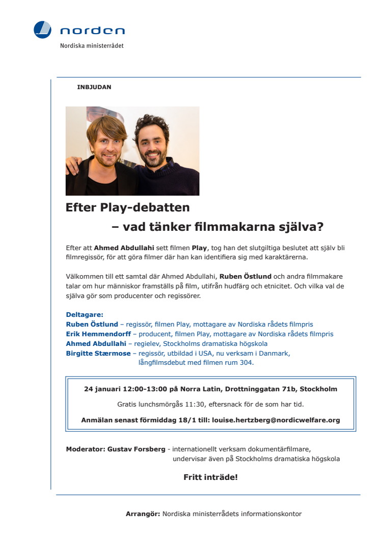 Efter Play-debatten – vad tänker filmmakarna själva?